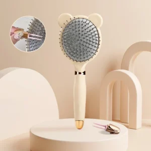 Cute Comb Anti Static Exhaust Air Cushion Comb Home Women Long Hair Curling Fluffy Air Bag Comb Head Massage Comb