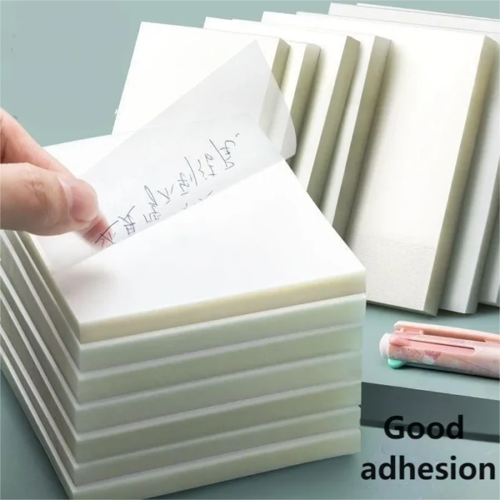kf-S1bfaf098c5424bdeabd5e40b3473d9b0y 2Pcs Transparent Convenience Sticker Perspective Creative N Times Apply Fluorescent Film Without Covering - Image 1