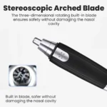 Electric Nose Hair Trimmer Nose Hair Trimmer Eyebrow Shaver Nose Hair Trimmer Nose Hair Scissors - Image 6