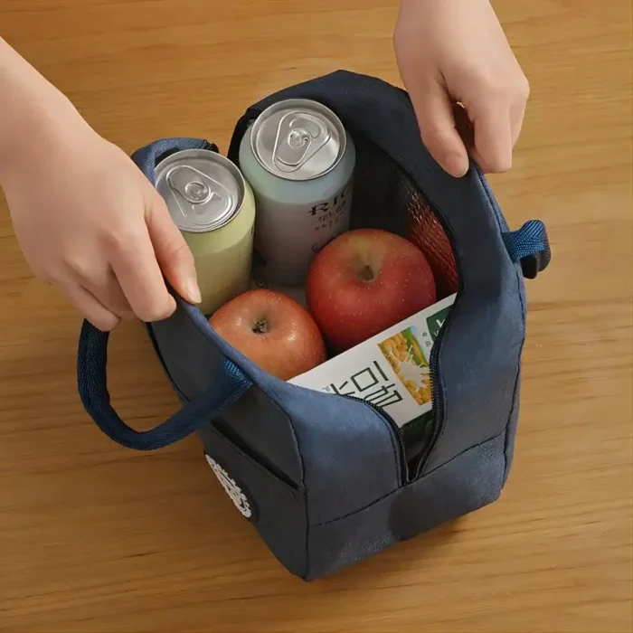 kf-S1d2e5073bb6443e79cdaeab00f68b7e80 Insulated Lunch Bag Insulation Bento Pack Aluminum Foil Rice Bag Meal Pack Ice Pack Student Bento Lunch Handbag Insulation - Image 5