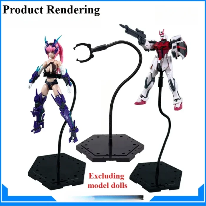 kf-S1d53c6b9206e4cc9b64fdff360143ff8k 25cm Snake Tube Bracket Action Figure Base Display Stand Bracket For Figure Animation Cinema Game Model Toy Bracket Accessories - Image 1