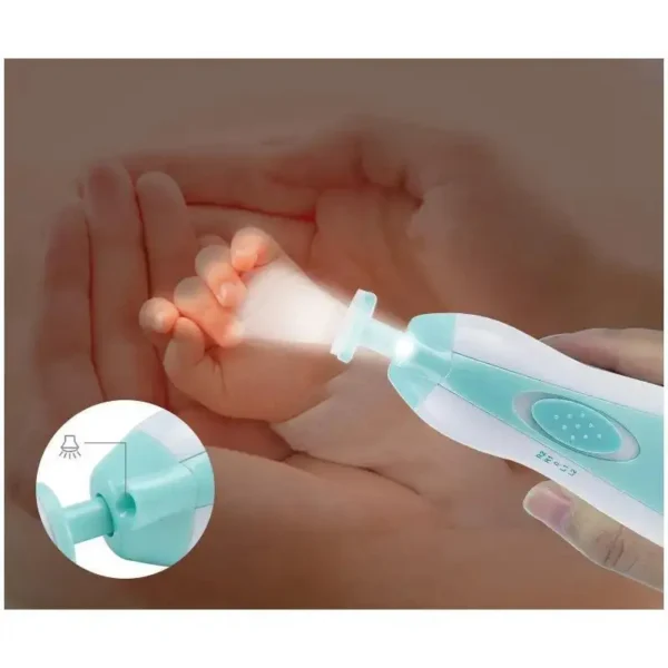 Baby Nail Grinder Electric Six-in-one Multi-head Anti-scratch Children Anti-meat Nail Clipping Manicure Suit Portable - Image 5