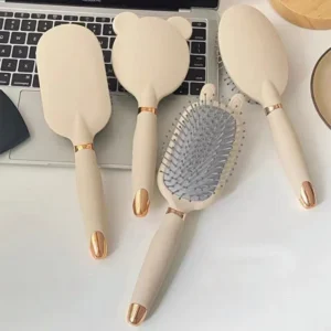Cute Comb Anti Static Exhaust Air Cushion Comb Home Women Long Hair Curling Fluffy Air Bag Comb Head Massage Comb