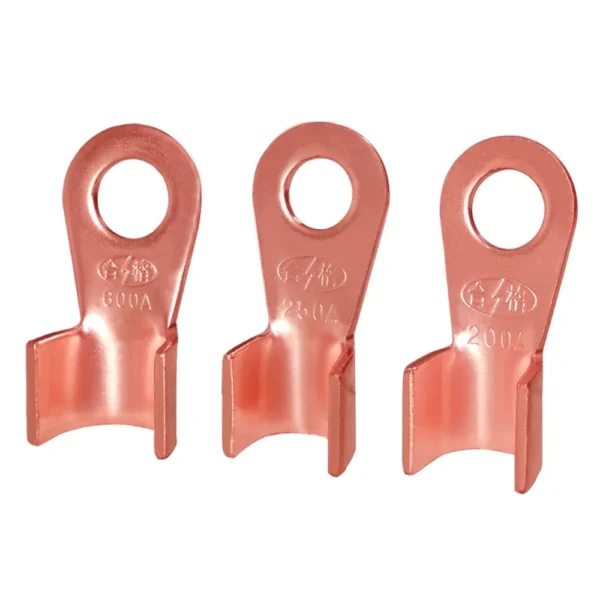 10/50PCS Copper OT Terminal Non-Insulated Wire Connector Bare Electrical Cable Terminals Lug Battery Ring Crimp Terminal 10-400A - Image 2