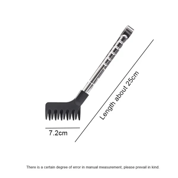 Stainless Steel Noodle Tongs Non-slip Handle Heat-resistant Chuck Easy To Store Multi-functional Food Tongs - Image 3