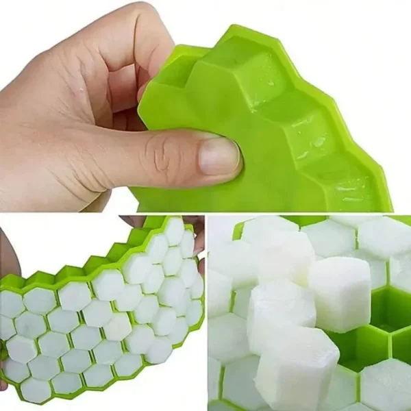 1pcs Honeycomb 37 Lattice Cube Tray Maker Without Lid DIY Ice Mold - Image 2