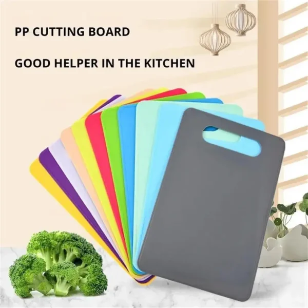 kf-S236b996a4e1c4e4490490c910e3e03d63 1pc Durable PP Cutting Board Non-slip Vegetable Fruit Chopping Board for Home Kitchen Camping Kitchen,Dining & Bar TB Sale - Image 1