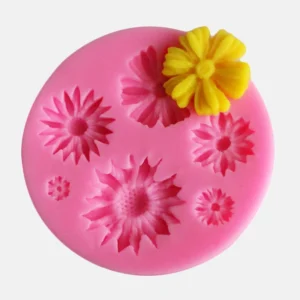 3D Flower Silicone Molds Fondant Craft Cake Candy Chocolate Sugarcraft Ice Pastry Baking Tool Mould