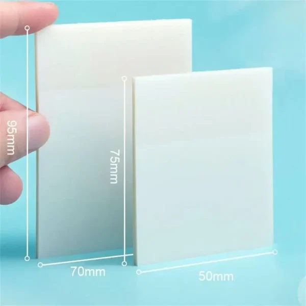 2Pcs Transparent Convenience Sticker Perspective Creative N Times Apply Fluorescent Film Without Covering - Image 6