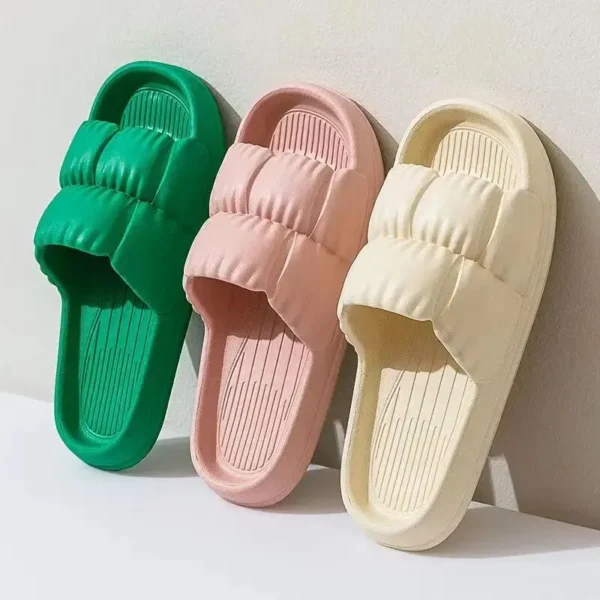 Soft Bottom Slippers for Women Home Bathroom Home Bath Non-slip Couple Summer Sandals for Men Summer Wear Comfortable - Image 6