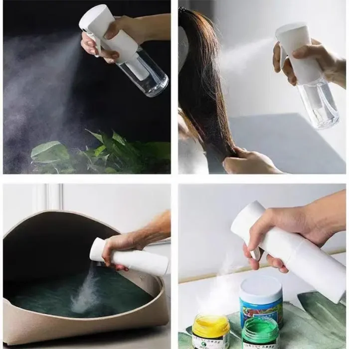 2Pcs High Pressure Spray Bottles Refillable 200ml Bottles Continuous Mist Watering Can Automatic Salon Barber Water Sprayer - Image 4