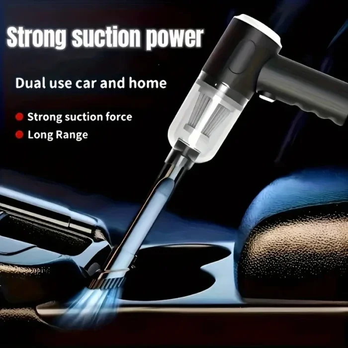 kf-S269d5092624048aaa1ac9f532132f143U PCMOS 1PC Wireless Vacuum Cleaner Dual Use for Home and Car 120W High Power Powerful Vacuum Cleaner Black - Image 5