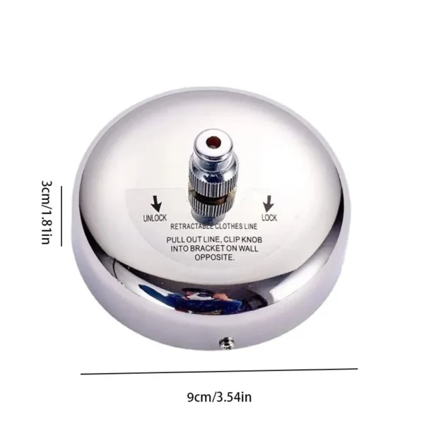 Wall-mounted Clothes Line Windproof 2.8m Adjustable Strength Nylon Durable Non-slip Drying Rack Rope Laundry - Image 6