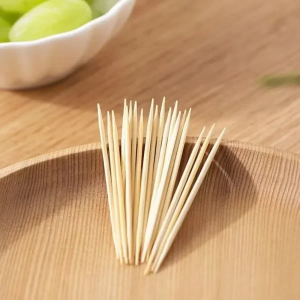 1000PCS Disposable Double Headed Toothpicks Natural Bamboo Floss Home Kitchen Restaurant Hotel Portable Teeth Cleaning Tool - Image 6