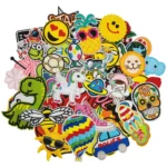 Cartoon Fruit Patches For Clothing Thermoadhesive Patches Cute Animal Patch Iron on Embroidery Patches on Clothes Applique - Image 2