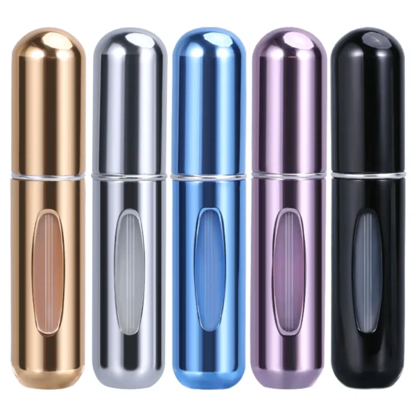 5/8ml Refillable Perfume Spray Atomizer Aluminum Perfume Spray Scent Pump Perfume Atomizer Refillable Mini Bottle for Travel - Image 2