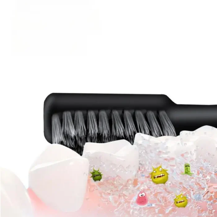 Portable Compact Charcoal Folding Toothbrush - Perfect for TravelCamping, and Hiking - Easy to Take and Efficient Teethbrush - Image 3