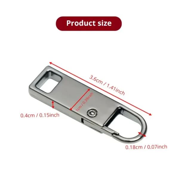 4pcs/8pcs Detachable Zipper Pull, Multi Color Replacement Zipper Accs For Jeans & Backpack, Sewing Tools - Image 6