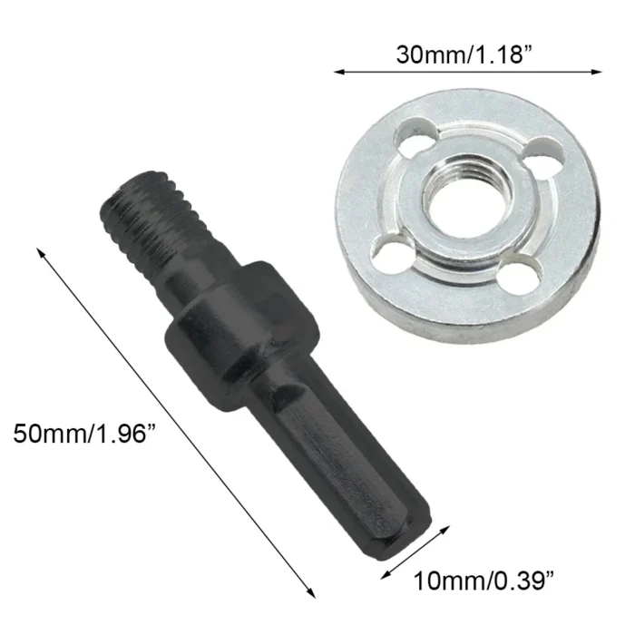 kf-S31b7c3ea34d54770a3ef1479d70ef425n 10mm Electric Drill To Angle Grinder Connecting Rod Converter Set Grinding Connection Adapter Power Tool For Cutting Disc - Image 3