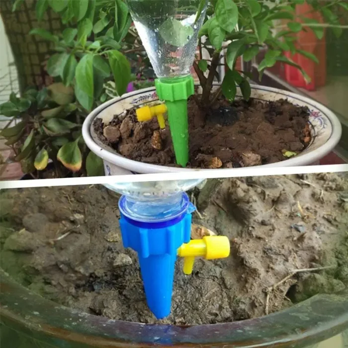 kf-S31f1b033dc7a4609b232f75b75369437i Automatic Drip Irrigation System Self Watering Spike for Flower Plants Greenhouse Garden Adjustable Auto Water Dripper Device - Image 3