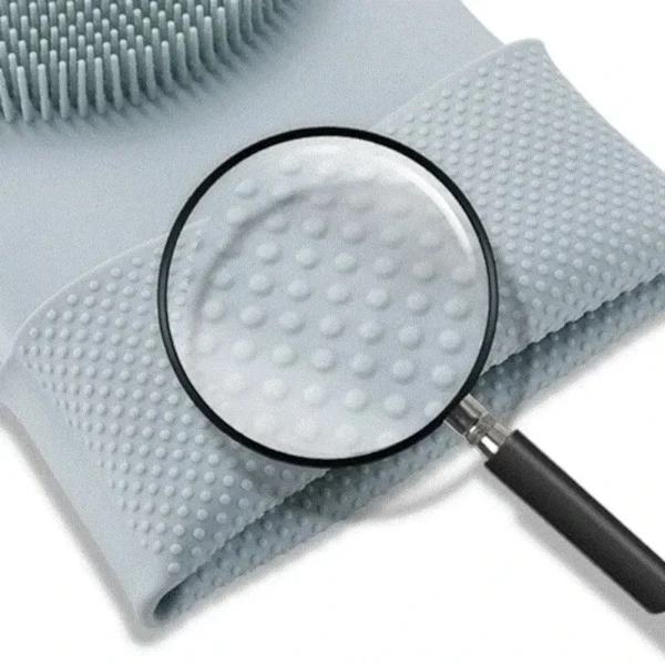 Dishwashing Cleaning Gloves Magic Silicone Rubber Dish Washing Gloves for Household Sponge Scrubber Kitchen Cleaning Tools - Image 5