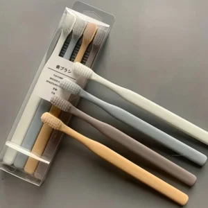 12pc Elegant Japanese-Inspired Toothbrush Set: Soft Bristles, CompactHead for Adults -Gentle, Effective, & Disposable