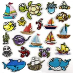 Cartoon Fruit Patches For Clothing Thermoadhesive Patches Cute Animal Patch Iron on Embroidery Patches on Clothes Applique - Image 4