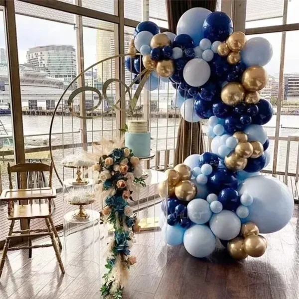 72Pcs Blue Balloon Garland Arch Welcome Baby Shower Valentines Day Birthday Party Wedding Decorations - Image 6
