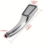 300 Holes Shower Head High Pressure Rainfall Water Saving Flow With Chrome Nozzle Square Shower Bathroom Accessories - Image 3