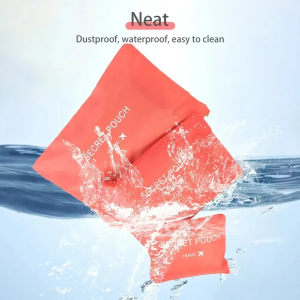 6Pcs Luggage Travel Bags Underwear Shoes Storage Bag Oxford Waterproof Cloth Suitcase Pouch Cube Red Organiser For Clothing - Image 4