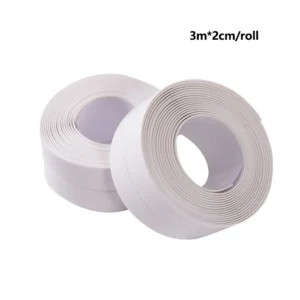 1pc Bathroom Waterproof Wall Stickers Sealing Tapes PVC Adhesive Sealing Strips Sink Edge Tape Kitchen Bathroom Accessories