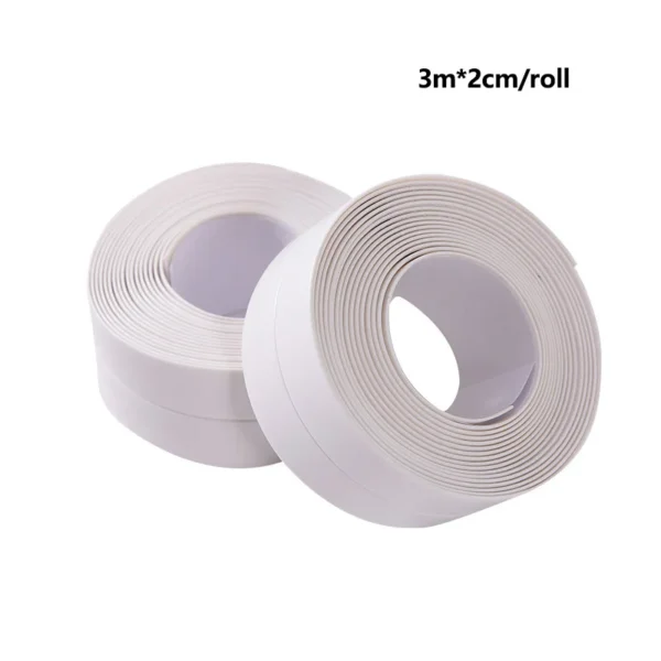 1pc Bathroom Waterproof Wall Stickers Sealing Tapes PVC Adhesive Sealing Strips Sink Edge Tape Kitchen Bathroom Accessories - Image 6