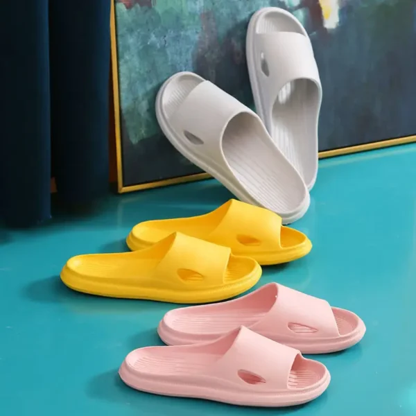 Non Slip Slides Lightweight Open Toe Quick Dry Slippers For Indoor Outdoor Bathroom Beach Summer Indoor Outdoor Eva Slippers - Image 4
