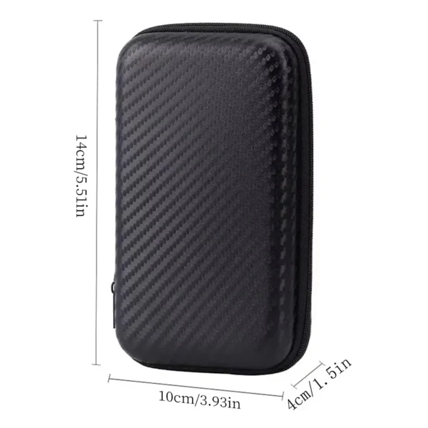 U Disk Data Cable Zipper Bag Mobile Phone Charger Protection Mobile Hard Disk Bag Storage Folding Min Storage Pocket Pouch - Image 6