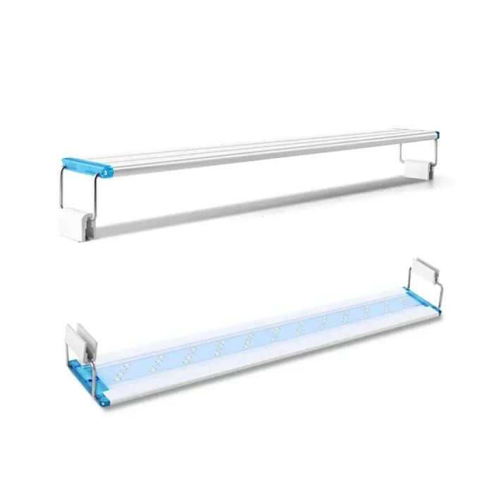 kf-S3f5d80b407004fd997d07a532db994c5O Extensible Waterproof Clip on Lamp For Fish Tank Super Slim LED Aquarium Lighting Aquatic Plant Light - Image 5