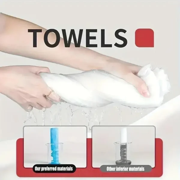 One-time Compressed Towel Washcloth Thickens the Cotton Bath Towel Travel Clean Face Independent Packing Portable Face Towel - Image 3