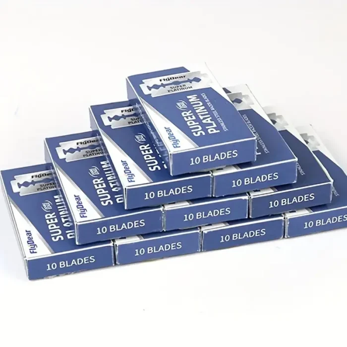 kf-S41a9fc8e67234c8380ae87e4598a0cfbq 100PCS Stainless Steel Material Durable Barber Shaving Blade Double Edge Safety Razor Extra Stainless Blades - Image 2