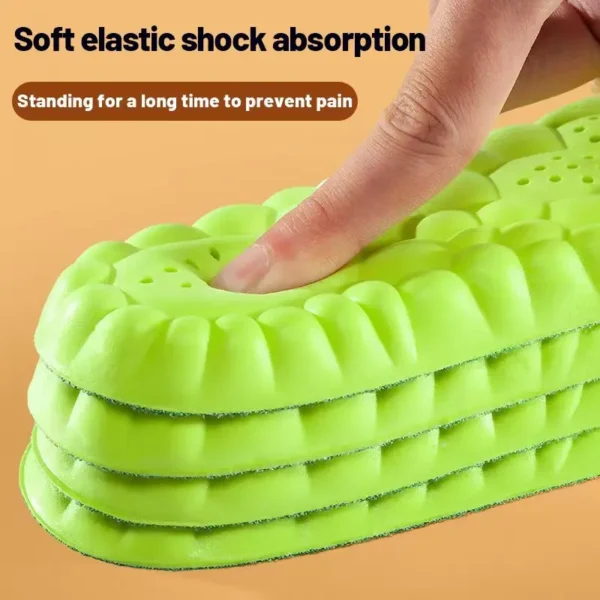 4D Sport Insole Super Soft Shoes Sole Pads for Feet Shock Absorption Baskets Shoe Sole Arch Support Orthopedic Inserts - Image 5