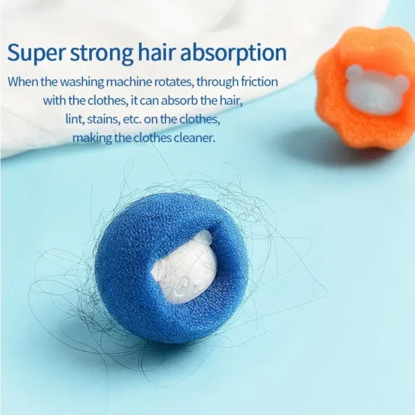 Laundry Ball Kit Hair Remover Pet Clothes Cleaning Dog Accessories Home Household Product Tool Removes Hairs Cat and Dogs - Image 3