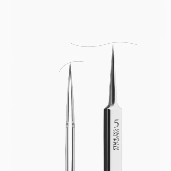 German Ultra-fine No. 5 Cell Pimples Blackhead Clip Tweezers Beauty Salon Special Scraping & Closing Artifact Acne Needle Tool - Image 4