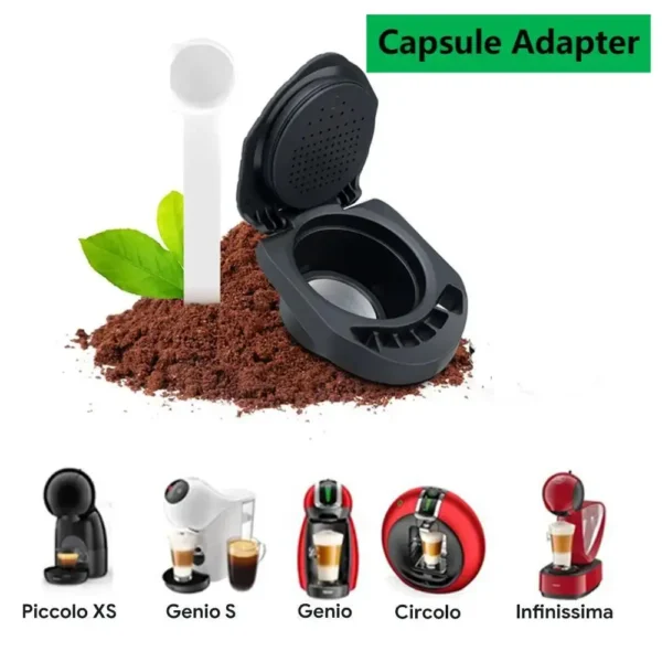 Refill Reusable Capsule Adapter For Dolce Gusto Coffee Capsule Convert Compatible With Genio S Piccolo Xs Machine Coffee Accesso - Image 7