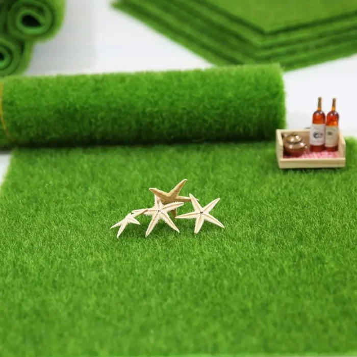 kf-S4683f7a8766d4bccac75fe0709f30c40y 30x30cm Artificial Grassland Simulated Lawn False Moss False Tturf Small Court Landscape Scene Layout Decoration Plant Decor - Image 3