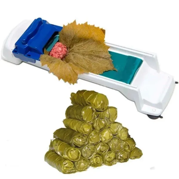 1pc White and Bule Vegetable Meat Rolling Machine Stuffed Grape Leaf Meat Roller Wrapping Cabbage Meat Rolling Kitchen Gadget - Image 1