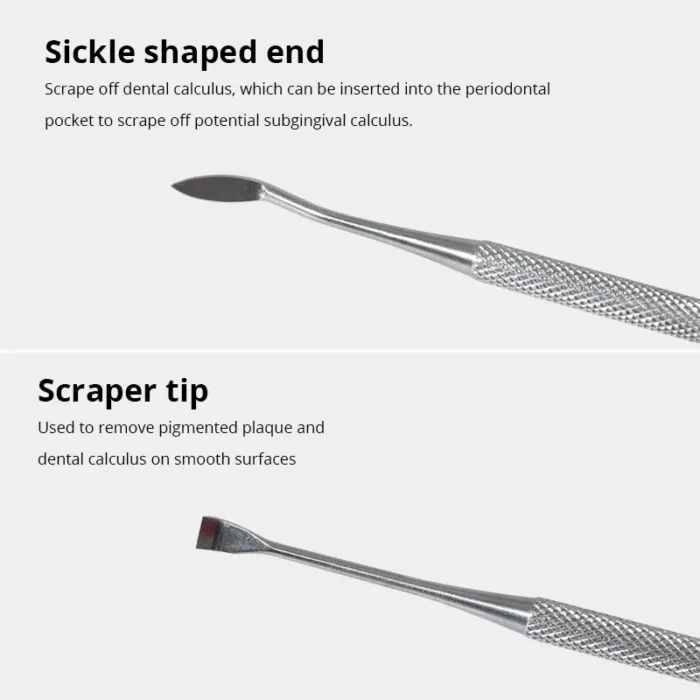 kf-S4951983df844444ba0f3bccb0198ef10o Pet Dog Tooth Cleaner Tartar Removers Scraper Dental Pen Stainless Steel Pet Puppy Mouth Breath Fresher Oral Cleaning Tool - Image 5
