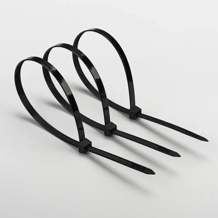 kf-S4bb11673470d4695803577992c287768p Self-locking plastic nylon tie 100 PCS black 5x300cable tie fastening ring4x200 cable tie zip wraps strap nylon cable tie set - Image 2