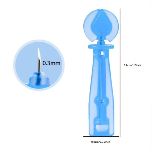 50pcs Disposable Blackhead Remover Acne Needles Blackhead Remover Tool Removal and Facial Cleaning Stainless Steel Needles - Image 6