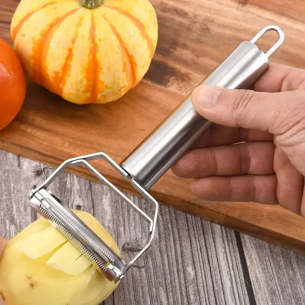 1PCS Stainless Vegetables Tool Portable Manual Easy Clean With Handle Multi Purpose Home Kitchen Article - Image 3