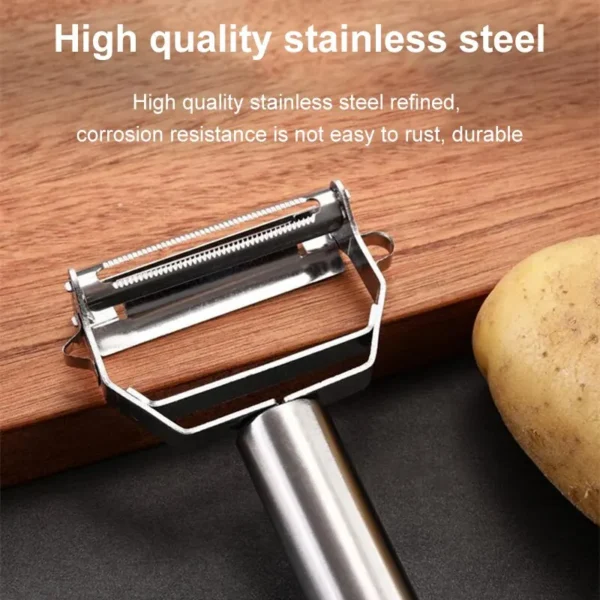 1PCS Stainless Vegetables Tool Portable Manual Easy Clean With Handle Multi Purpose Home Kitchen Article - Image 4