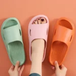 Non Slip Slides Lightweight Open Toe Quick Dry Slippers For Indoor Outdoor Bathroom Beach Summer Indoor Outdoor Eva Slippers - Image 2