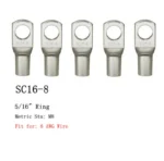 20PCS 4-25mm Assortment Tinned Copper Lugs Ring Crimp Terminals Battery Wire Welding Cable Connectors Kit - Image 4